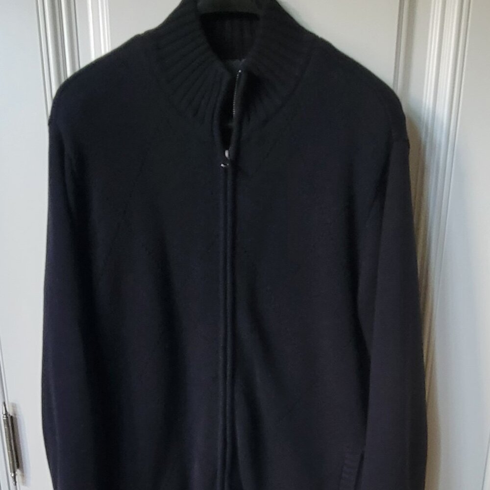Emmanuel Ungaro Full Zip Sherpa Lined Sweater